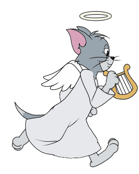 天使汤姆动作展示丨始终面带笑意的他，可是最温柔善良的小猫咪哦！|猫和老鼠 - 第13张