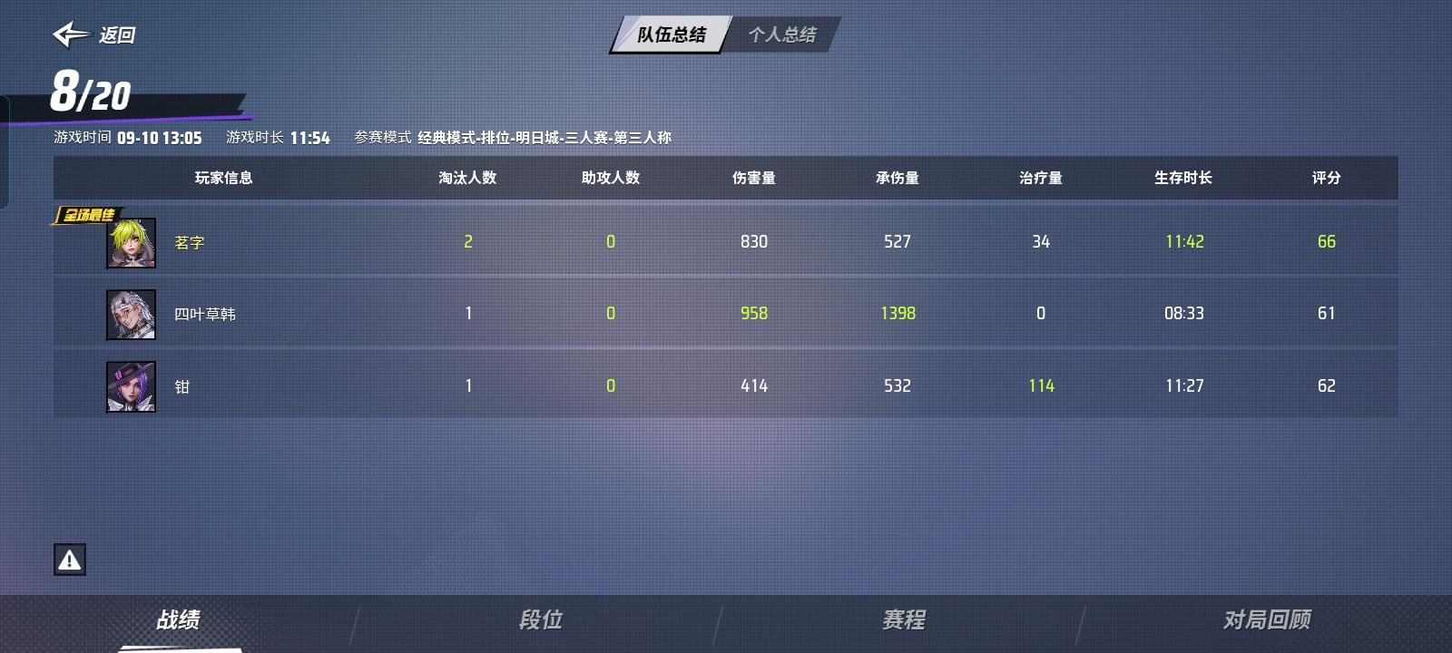 两个极品一个残血要子弹的一个死三次的截图