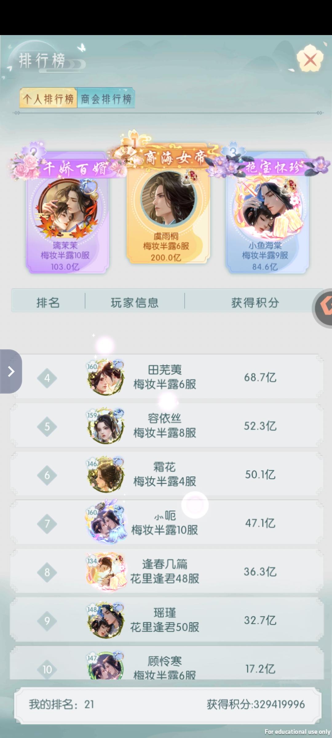 一个刚回坑的老玩家