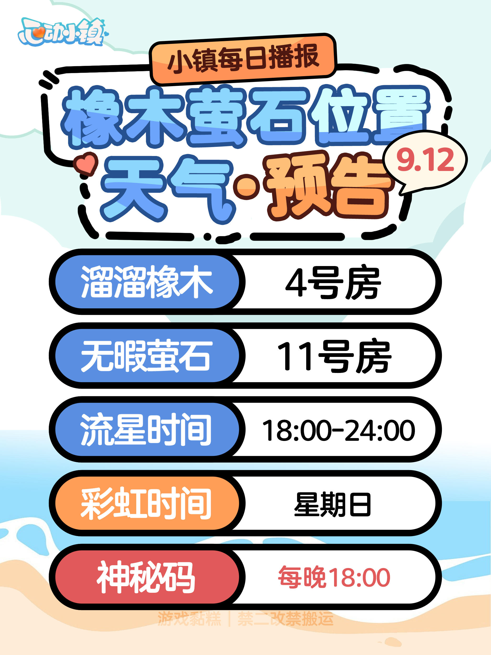 心动小镇9.12｜今晚18点流星雨