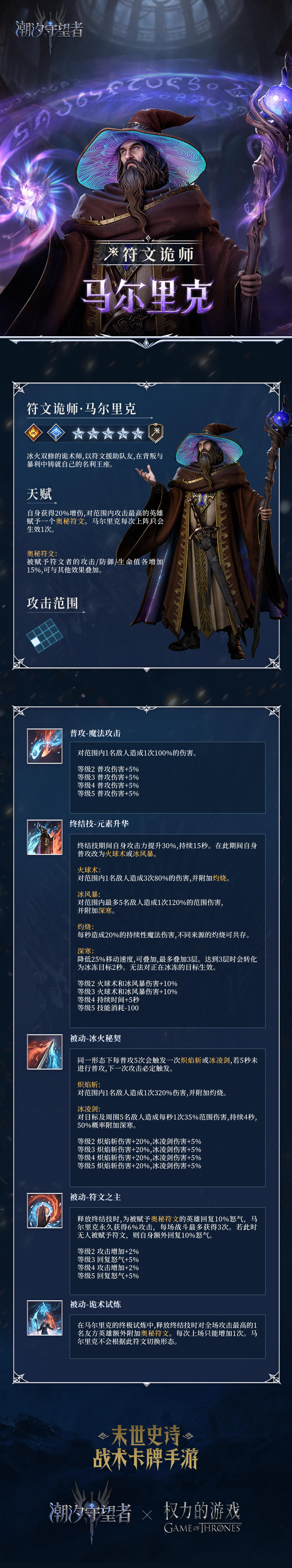 潮汐档案馆丨「符文诡师·马尔里克」英雄档案