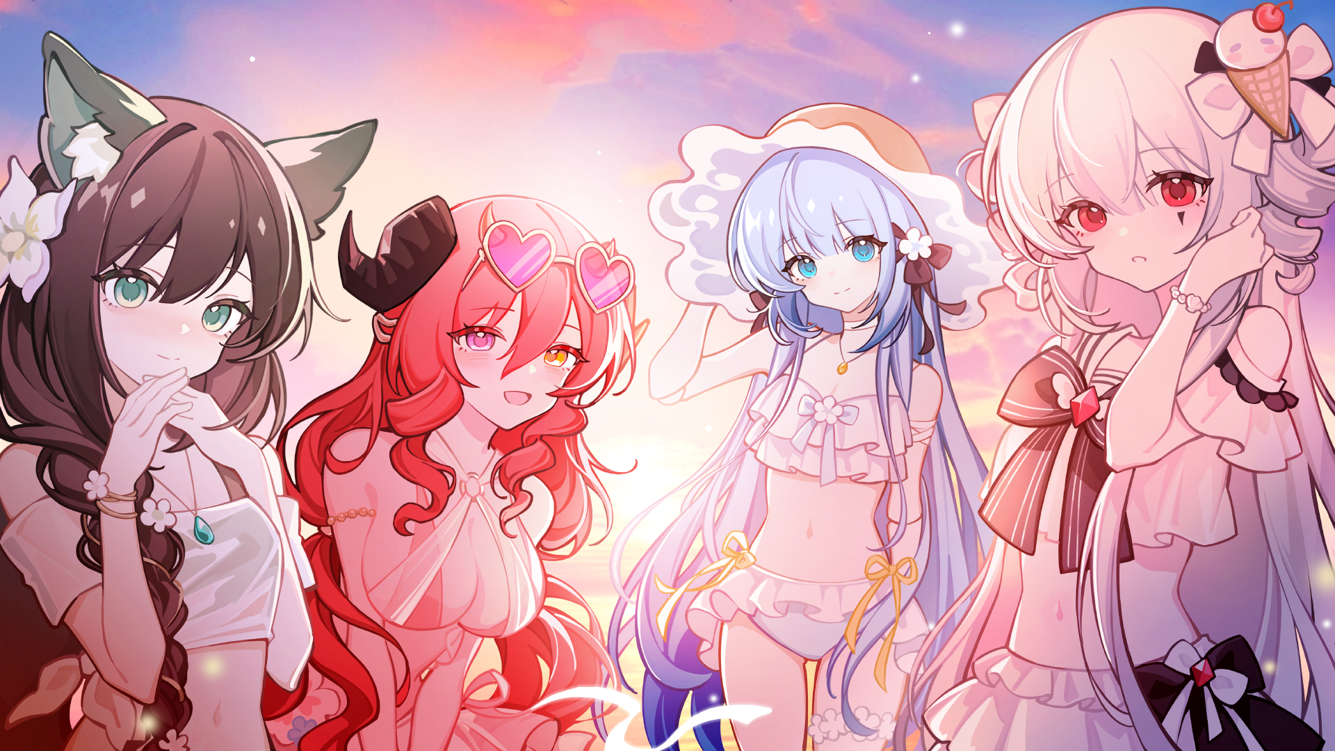 【抽泳装立牌】庭院二周年更新泳装装扮及后日谈！截图