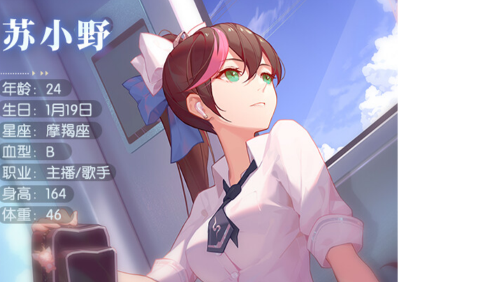 苏小野-人设档案曝光[星星眼]
祝愿大家新的一年，梦想启航！