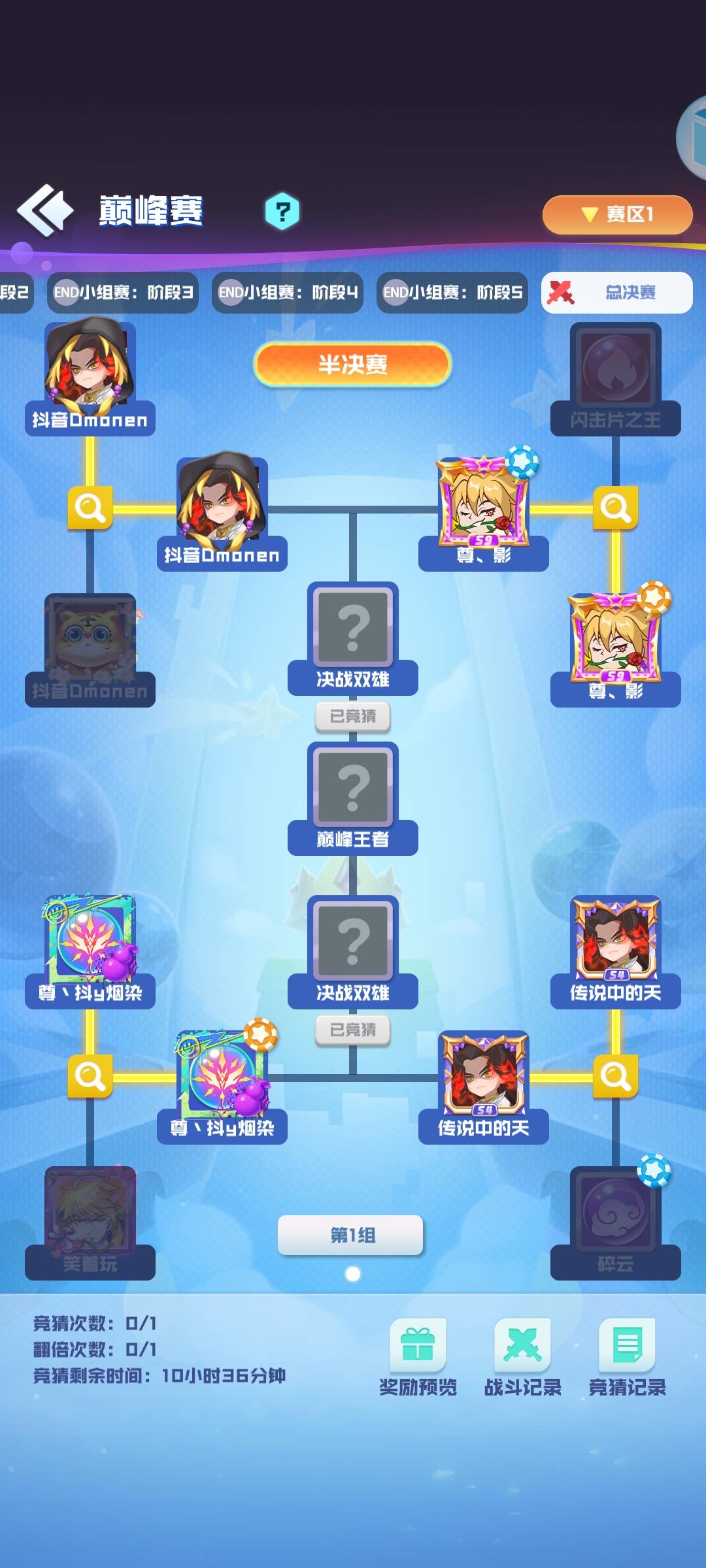 巅峰赛总决赛预测截图