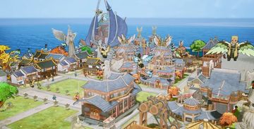 模拟经营手游《蓬莱镇》新DLC「羽人国」免费上线！