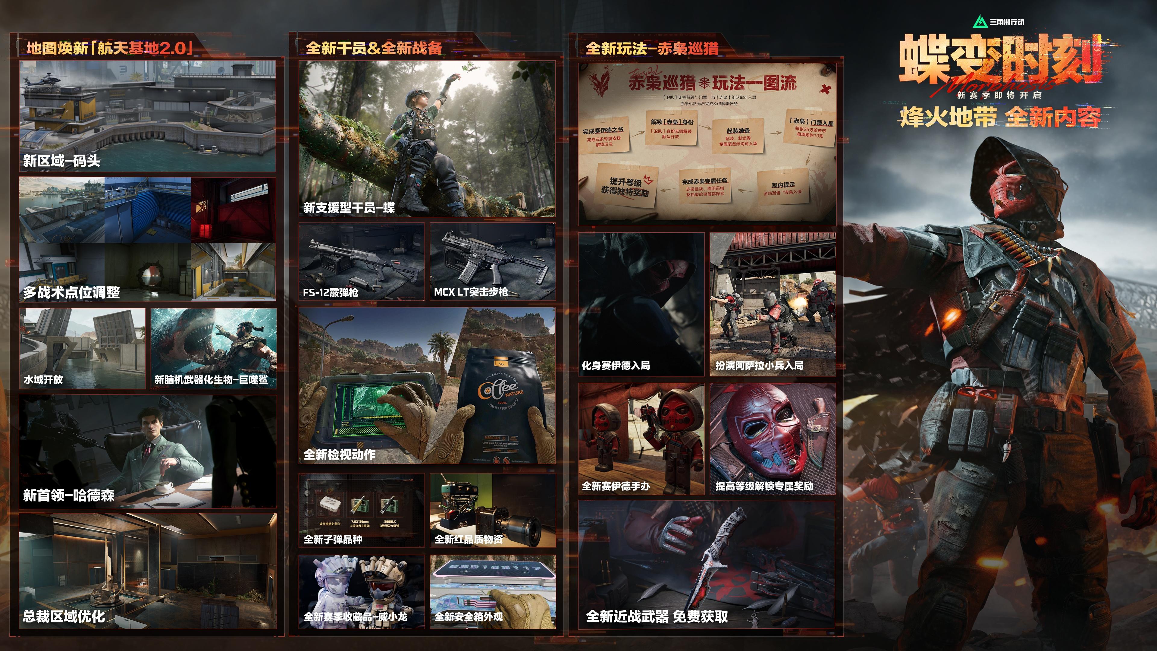 【快讯】三角洲发布蝶变时刻新赛季前瞻简报