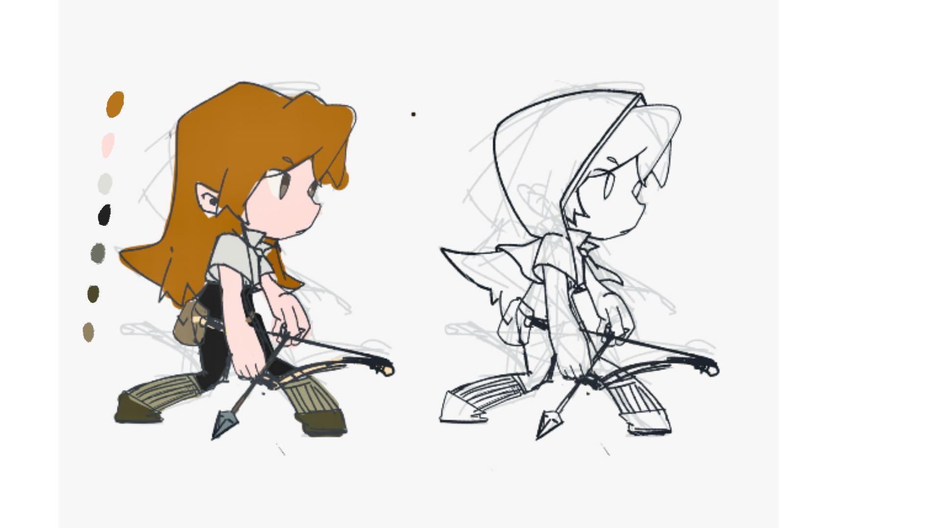 坏了，主角最开始长这样