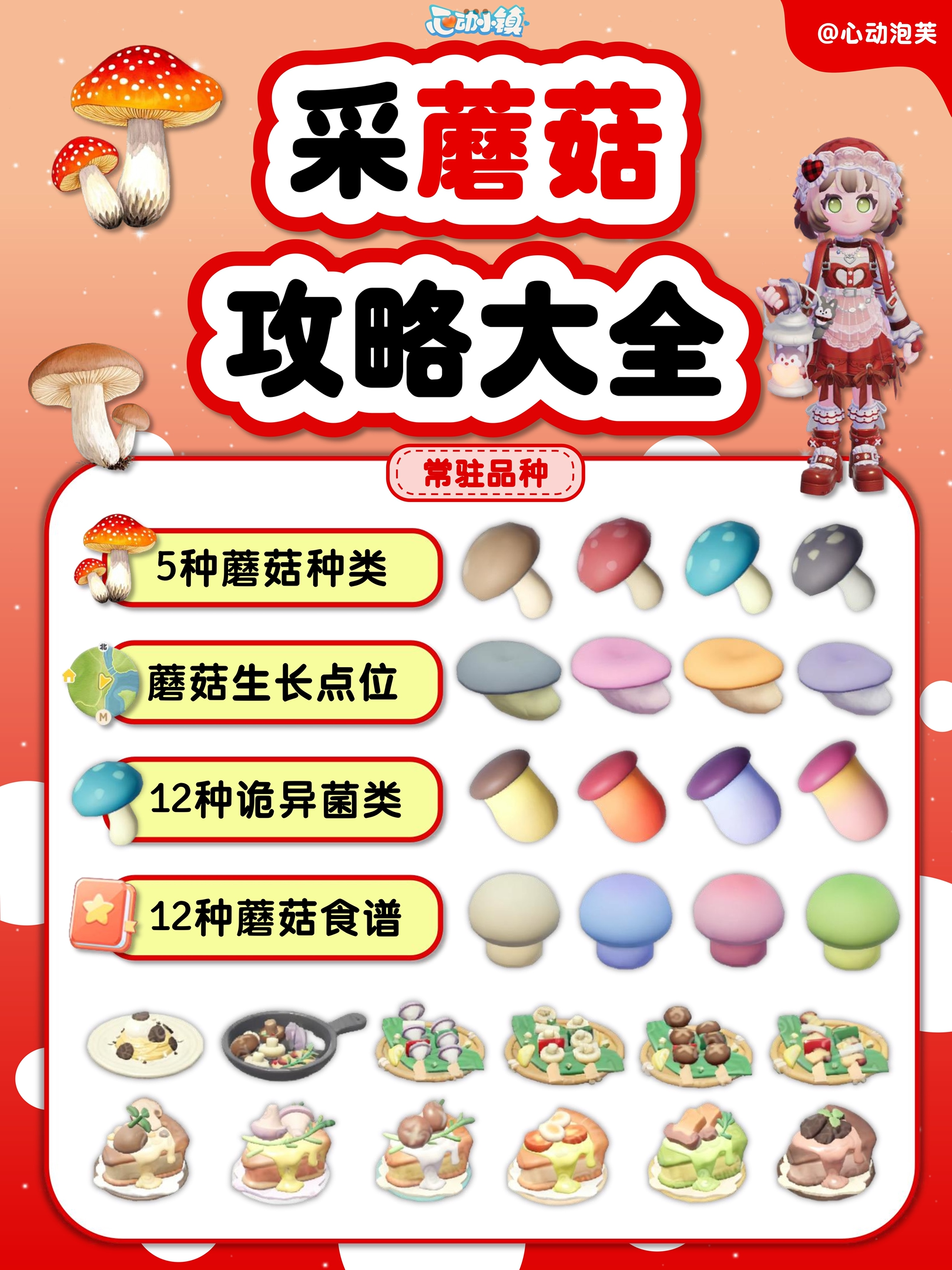 ✅采蘑菇攻略大全‼️