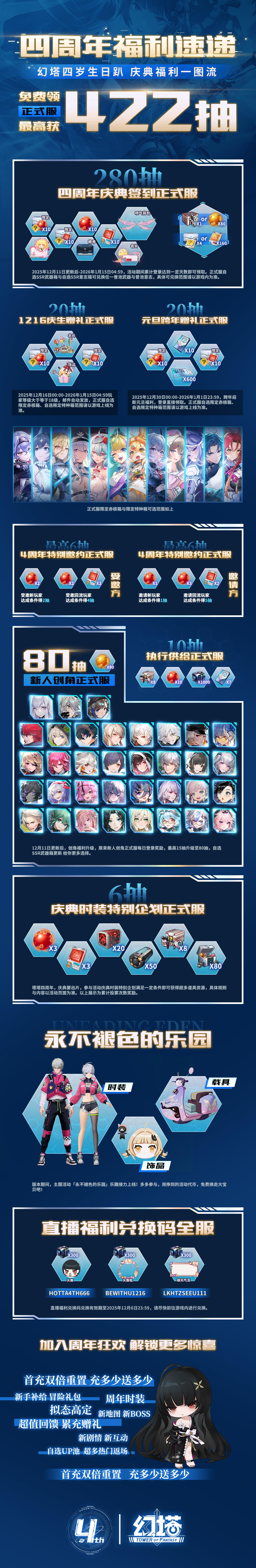 《幻塔》四周年福利速递