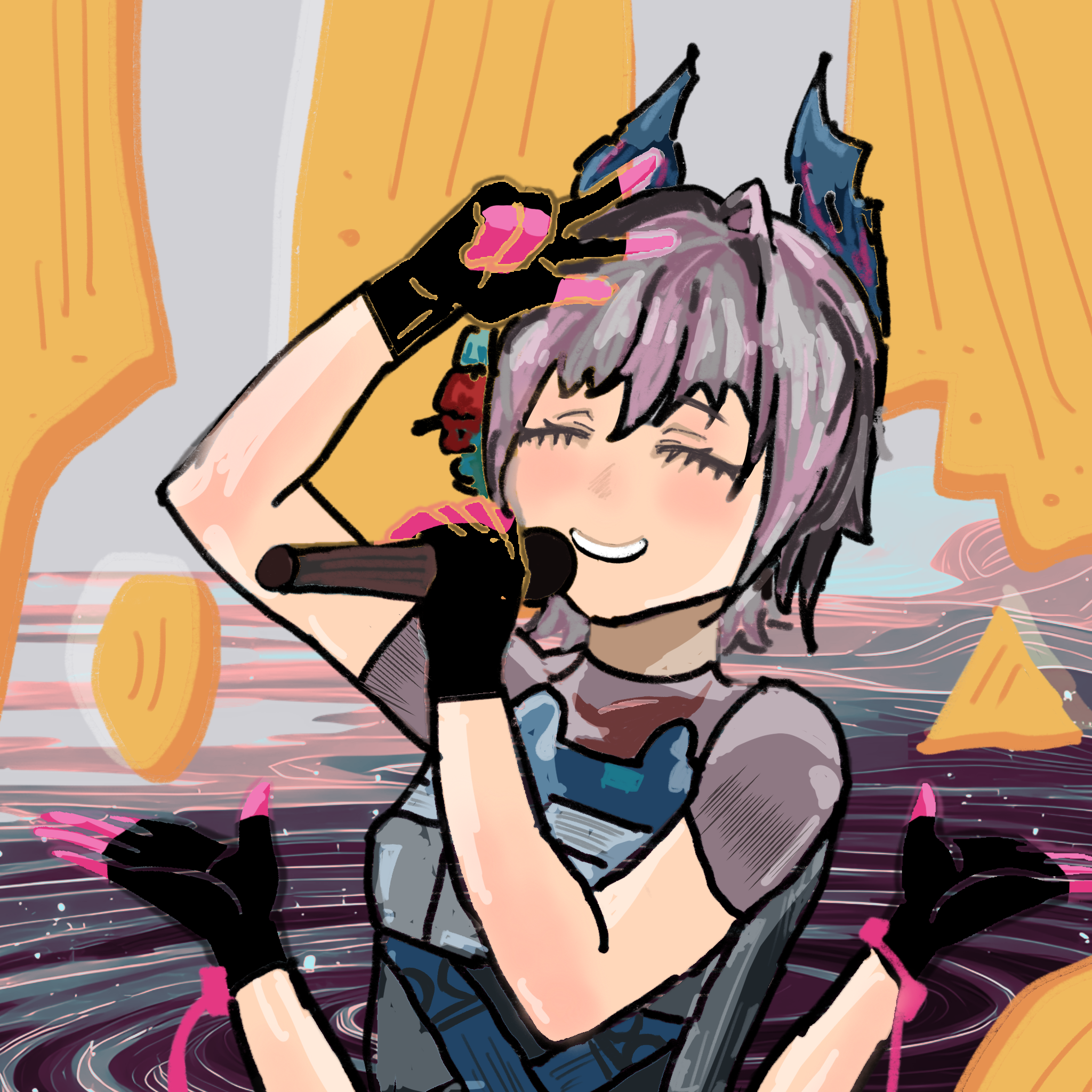 【绘画】电弧-“Let's sing!”