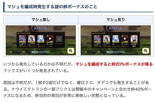 玛修谜之羁绊加成