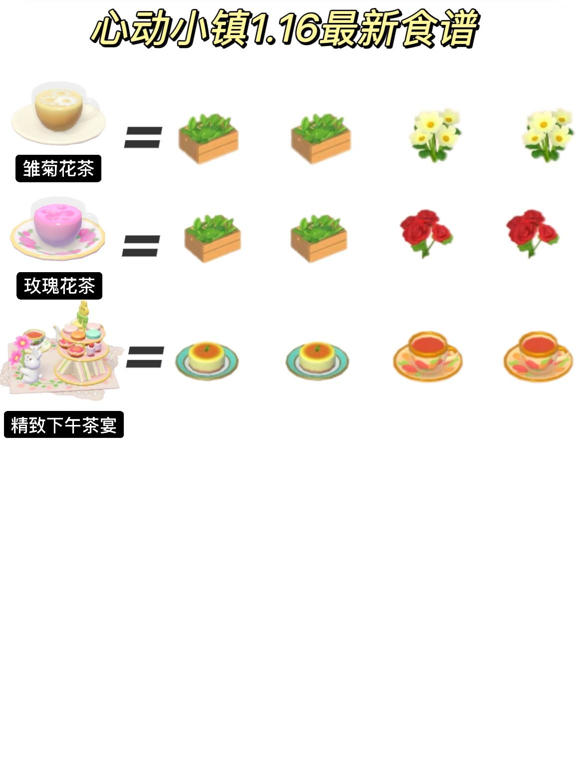 1.16心动小镇新食谱截图