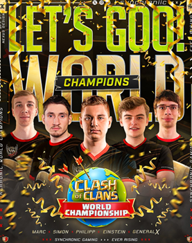 恭喜Synchroniic战队夺冠！