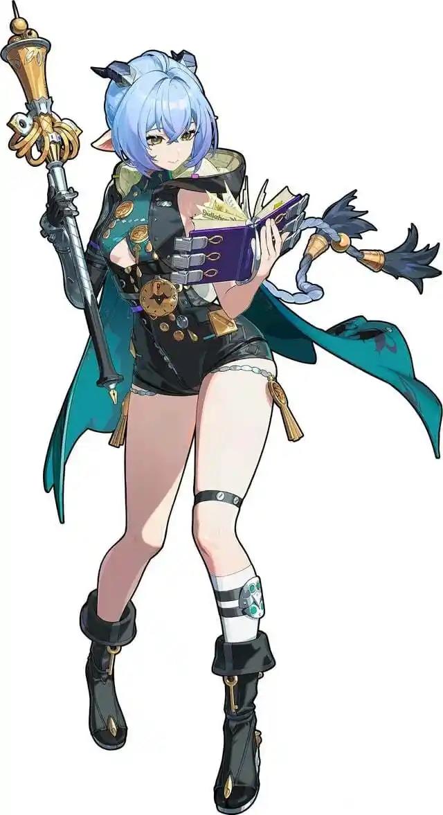 卢西娅建模和立绘改了截图