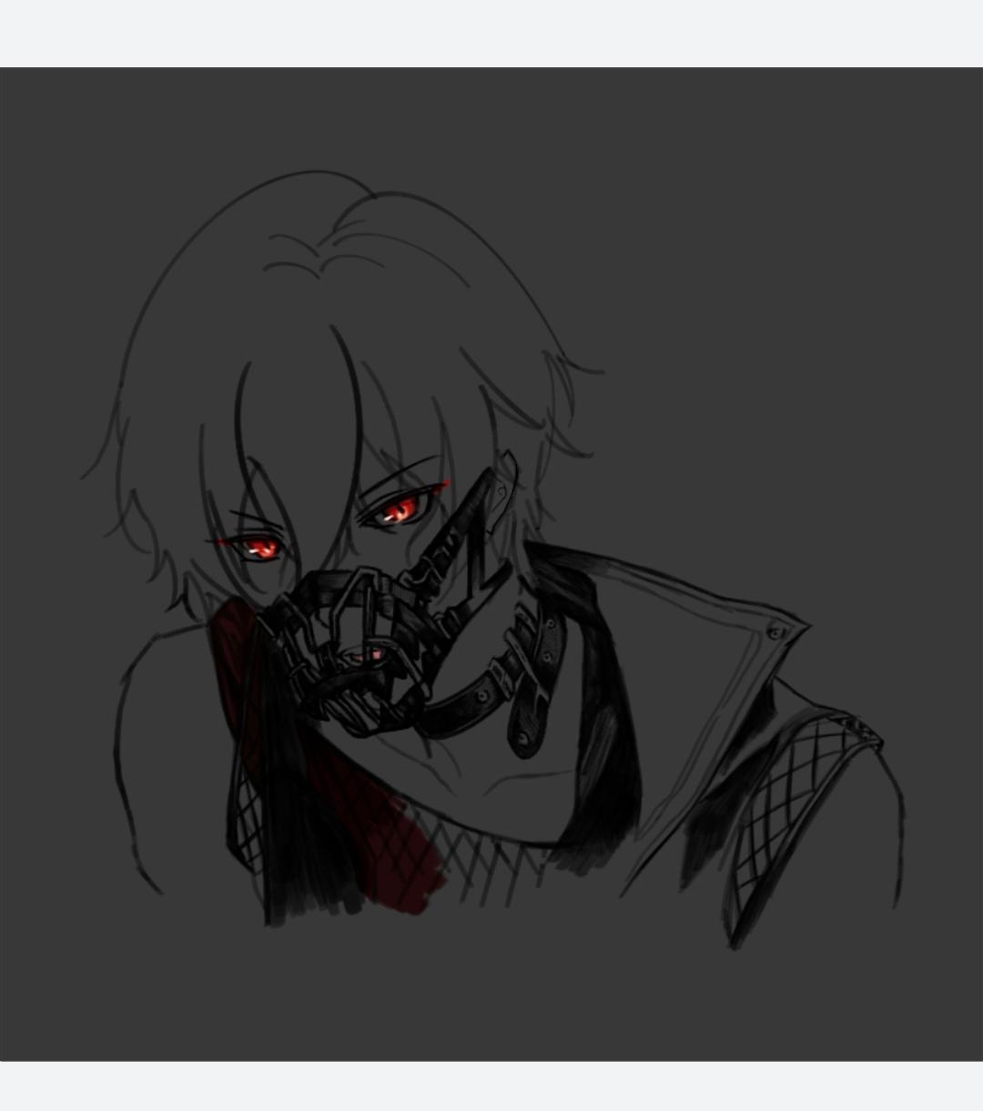 为了一个嘴画了个草稿