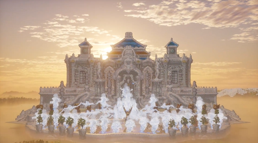 00后玩家在《我的世界》复刻圆明园：十二兽首实现 “赛博团圆”