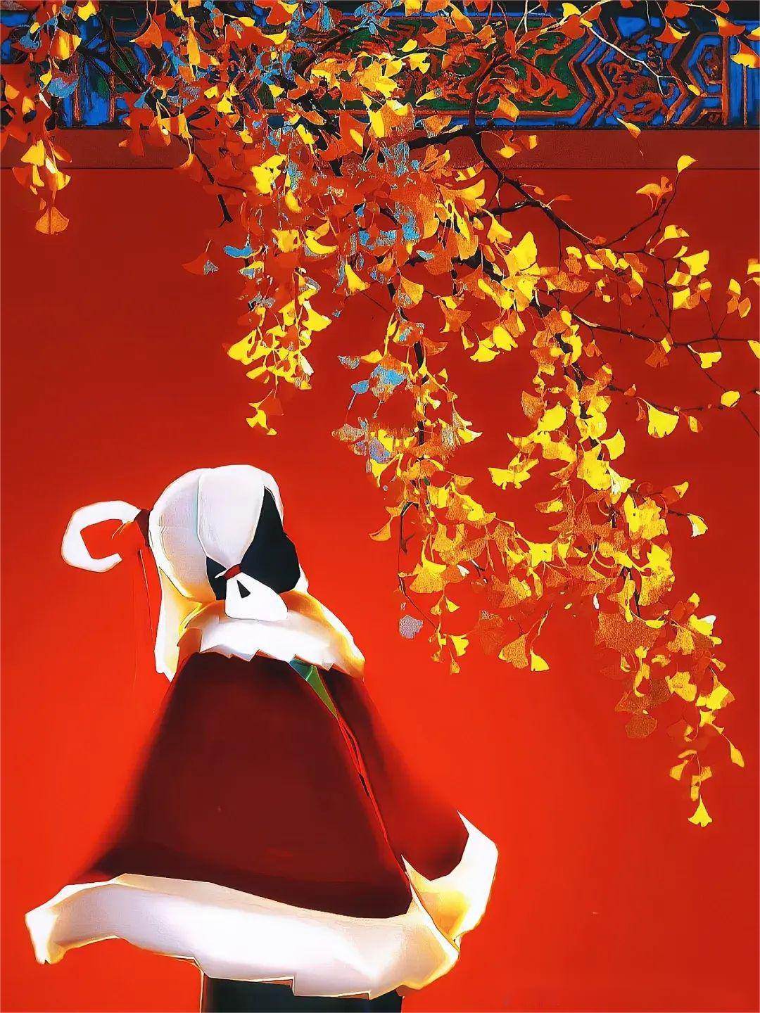 【光遇春节壁纸教程】春日银杏