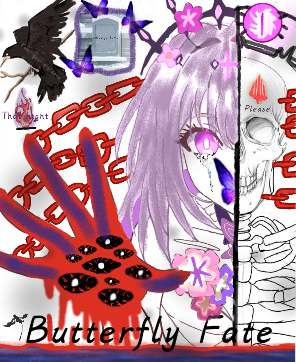 【遐蝶绘画】in silence