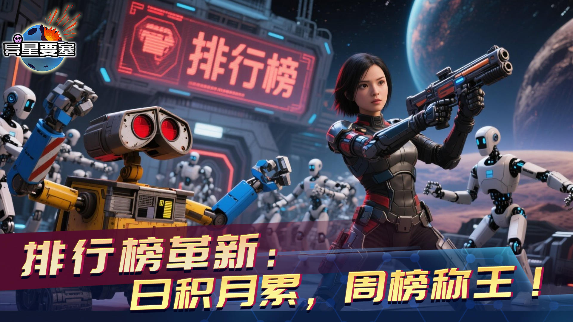 《异星要塞》排行榜革新预告：日积月累，周榜称王！