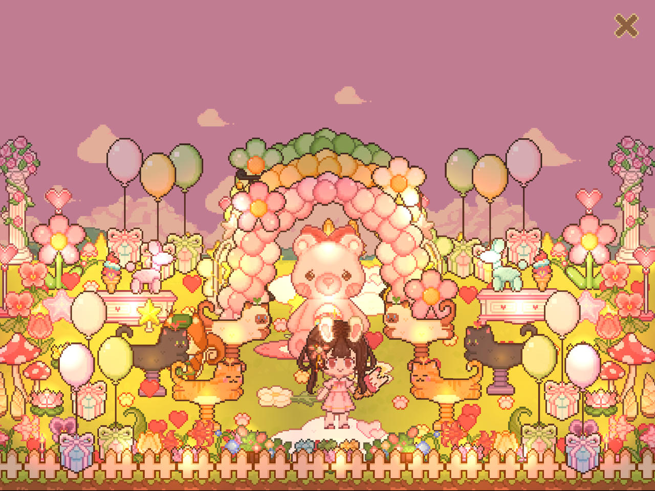 我有气球拱门喽～