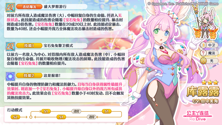 新角色★3「库露露」技能详情公开！