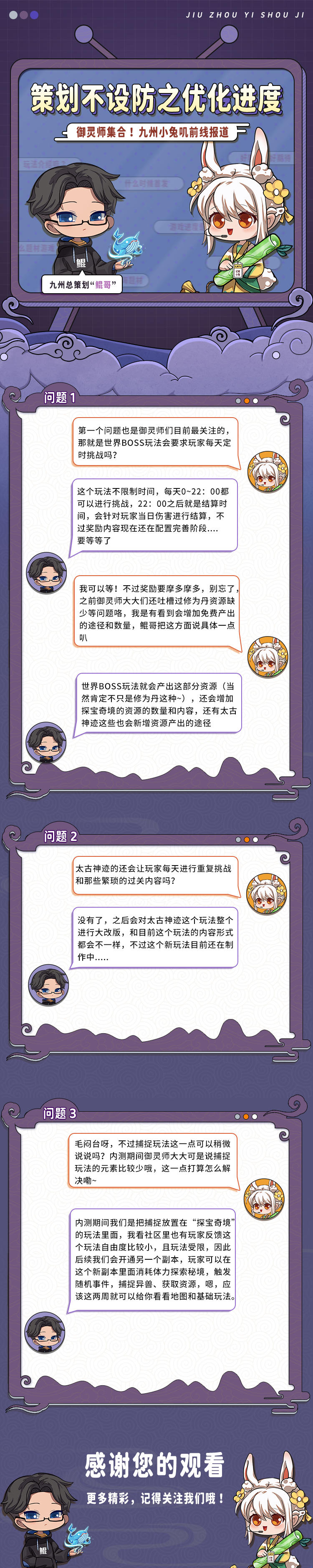 优化进度第一期来啦！！！此次内测结束后我们会做什么？