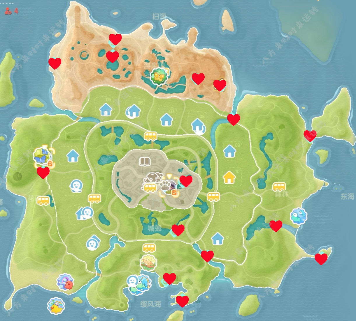 12.6-12.12粉红泡泡位置更新啦！！！