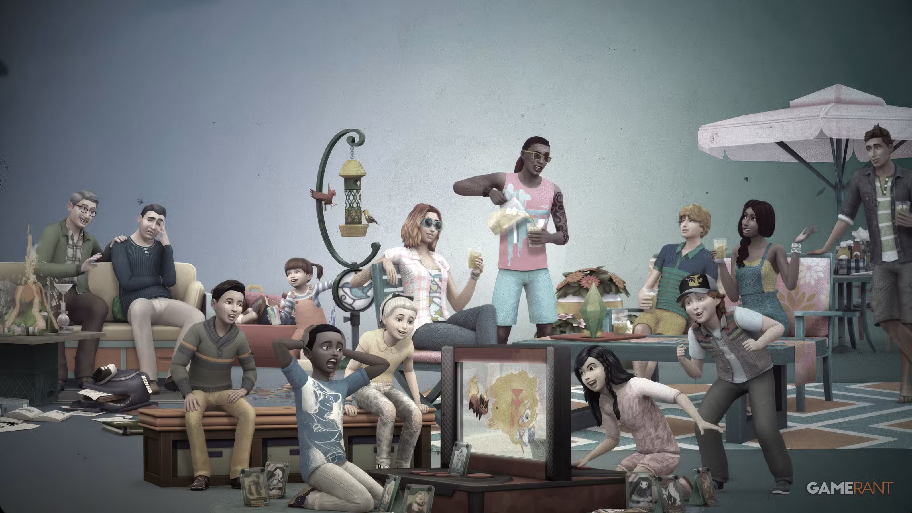 《模拟人生4》20代家庭在近期更新中丢失截图