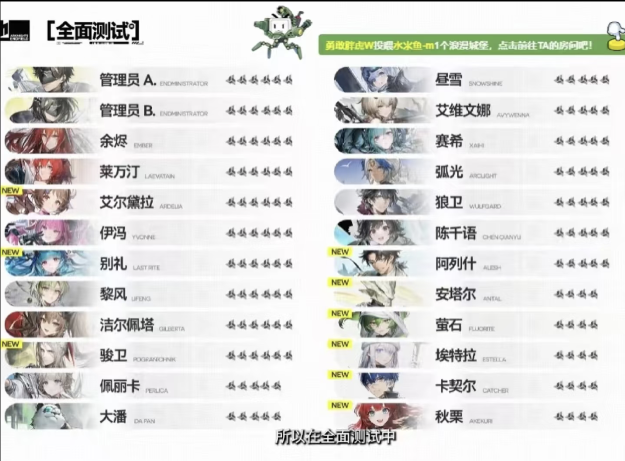 14位干员档案全解禁！要卷爆二次元职场？