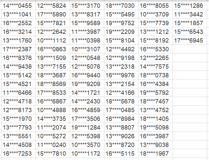 9.9违规账号封禁名单公示