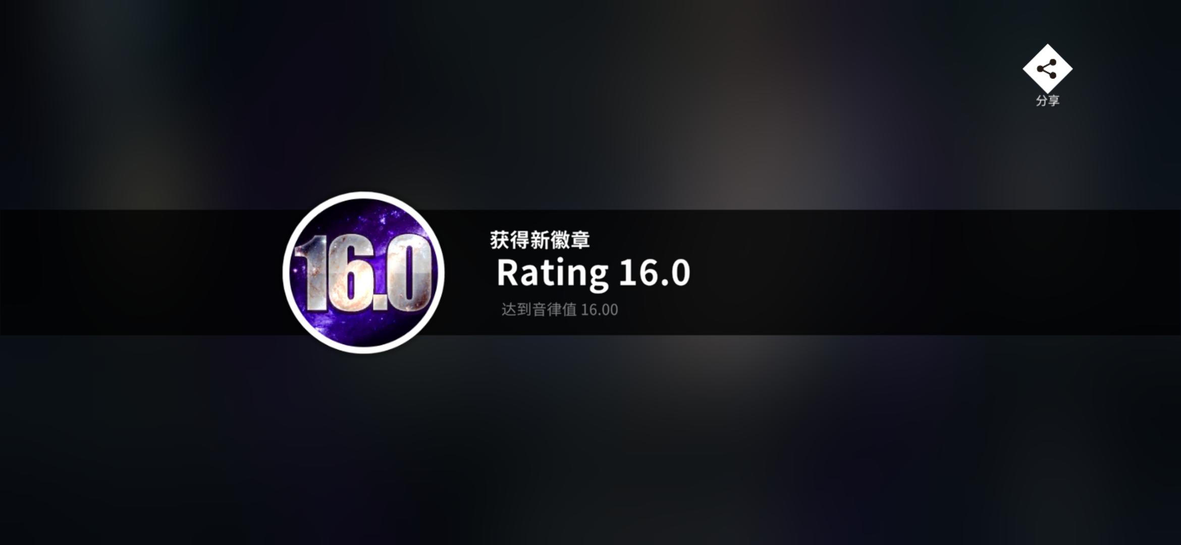rating16达成