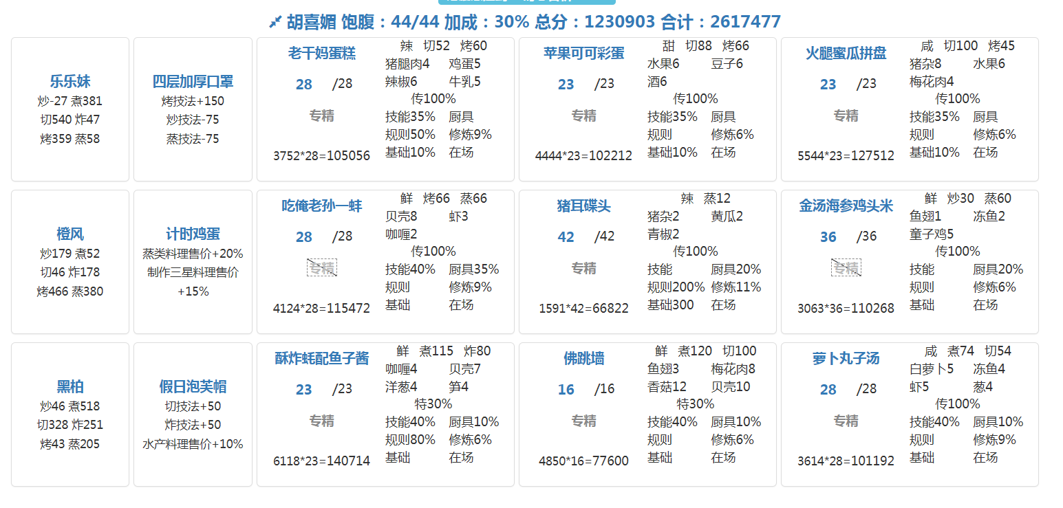 新池冲10.13省宴会五档（琉光适用）