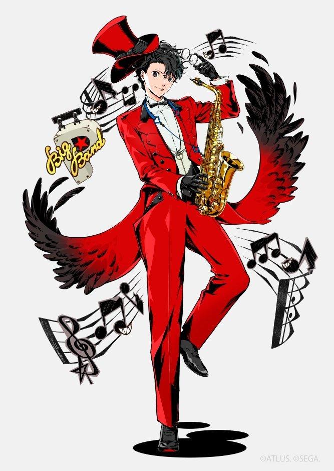 《女神异闻录5》Special Big Band Concer特别音乐会 角色新插图陆续公开中（雨宫莲歹毒的帅气发型！） ​​​