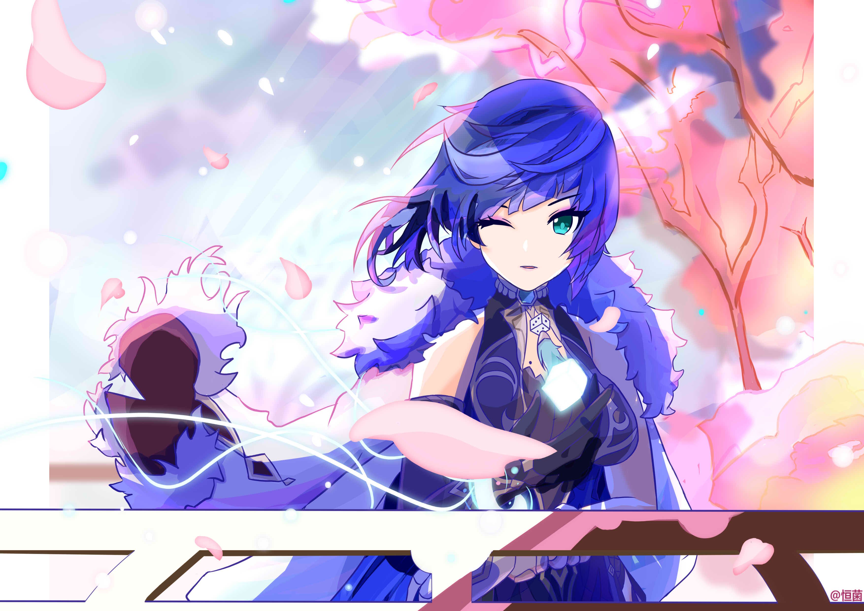 「夜兰」绘画+闲暇时光 - 原神夜兰 - TapTap 原神论坛