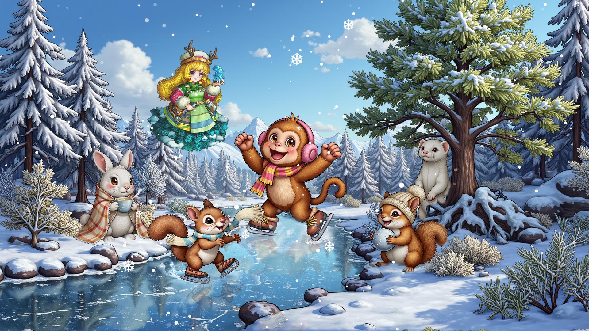 【冬季限定】冰雪奇缘活动限时开启，新玩家免费领金色饼胚！截图