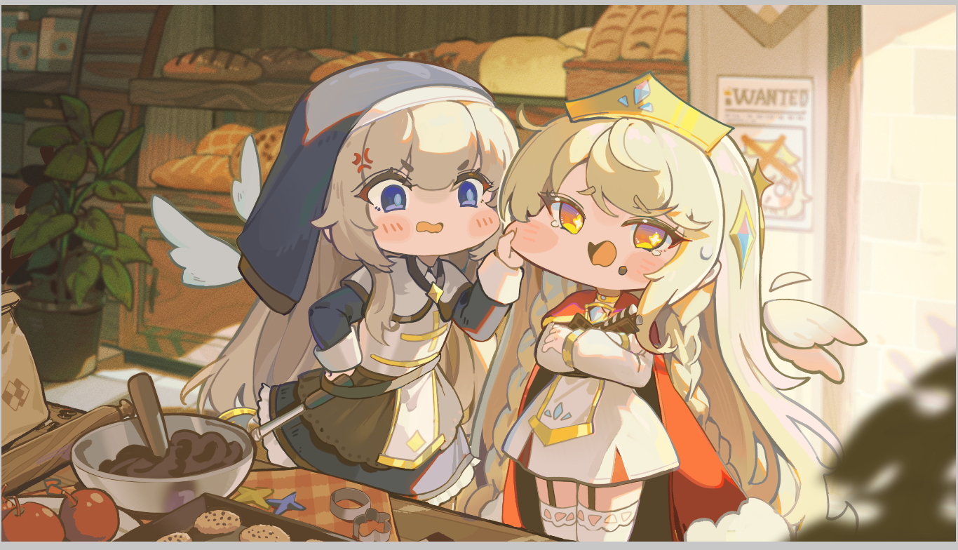 嘟嘟脸恶作剧公测纪念贺图