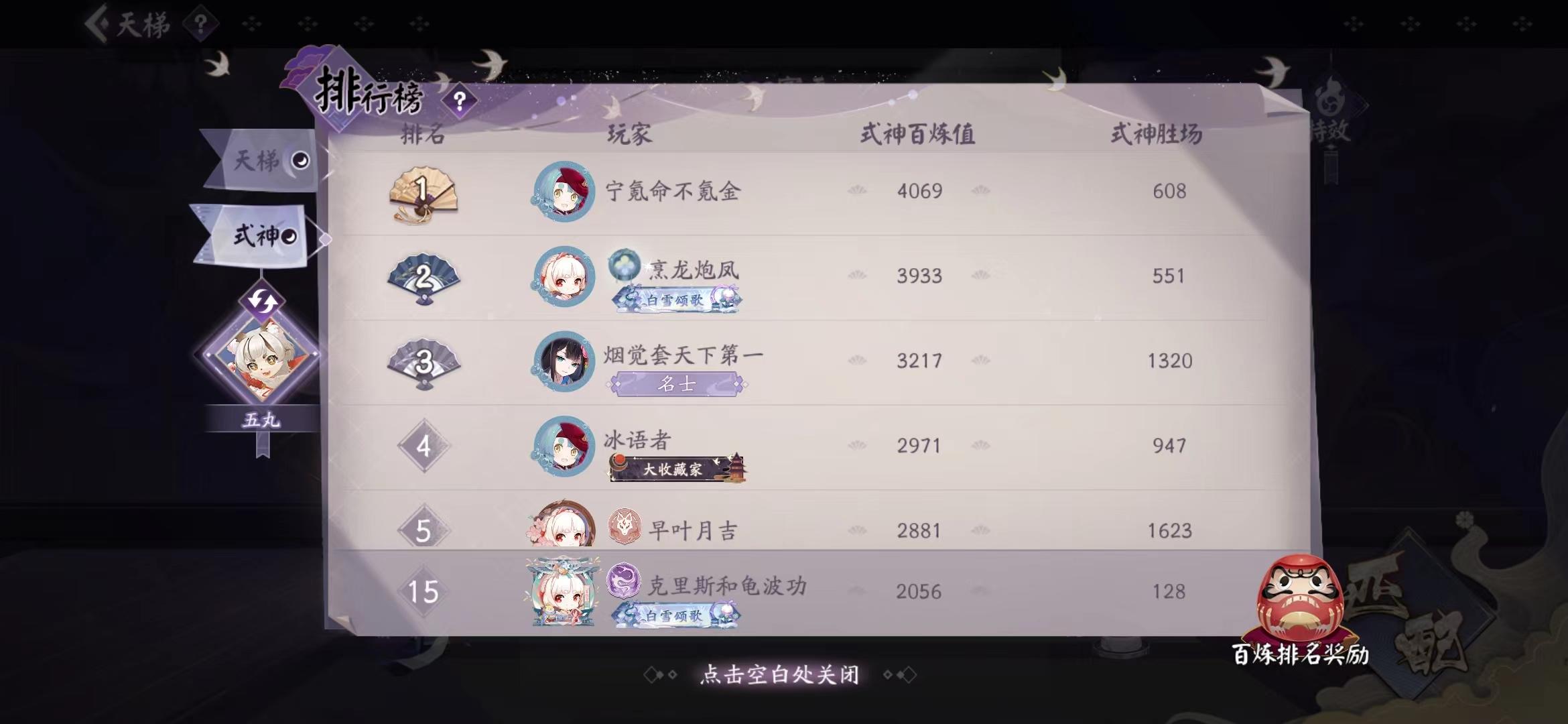 饭灯上大名对战优劣情况