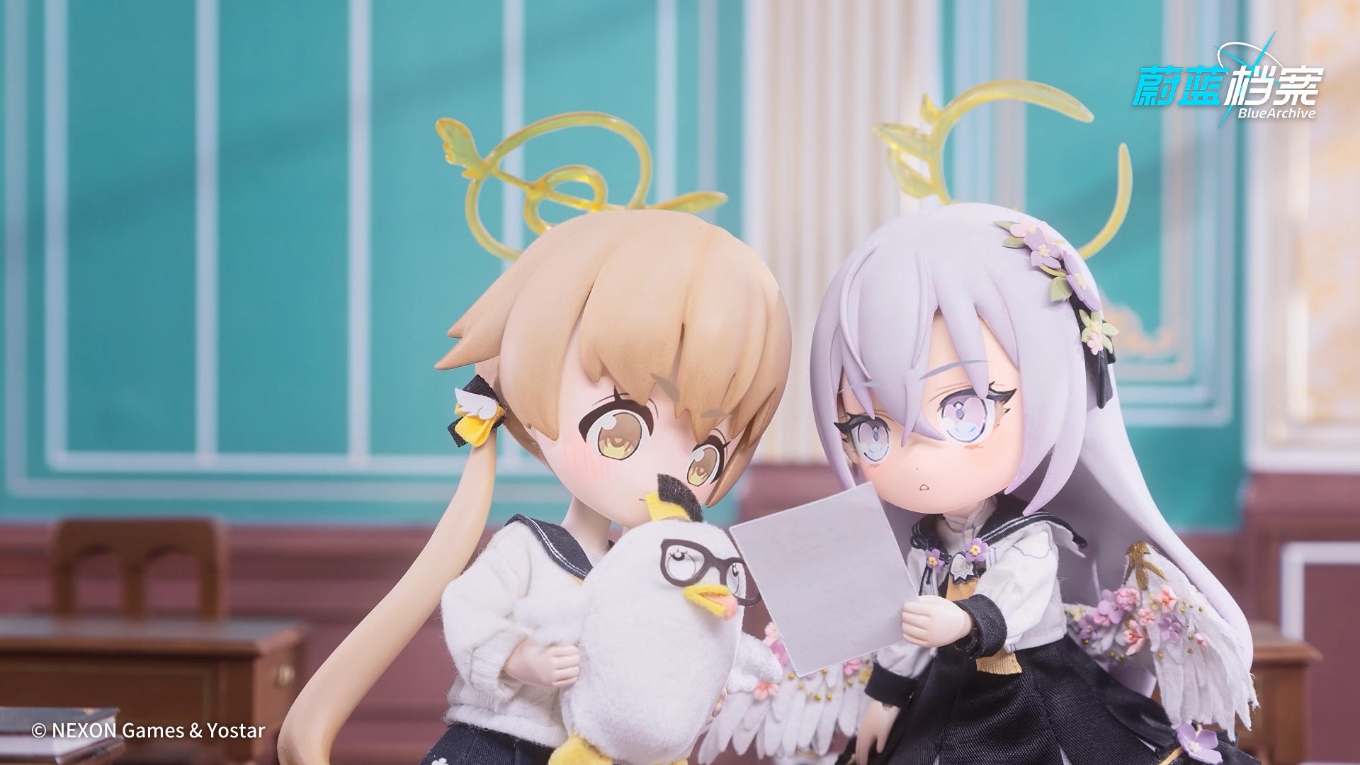 《蔚蓝档案》补习部定格动画：意料之外的新朋友！