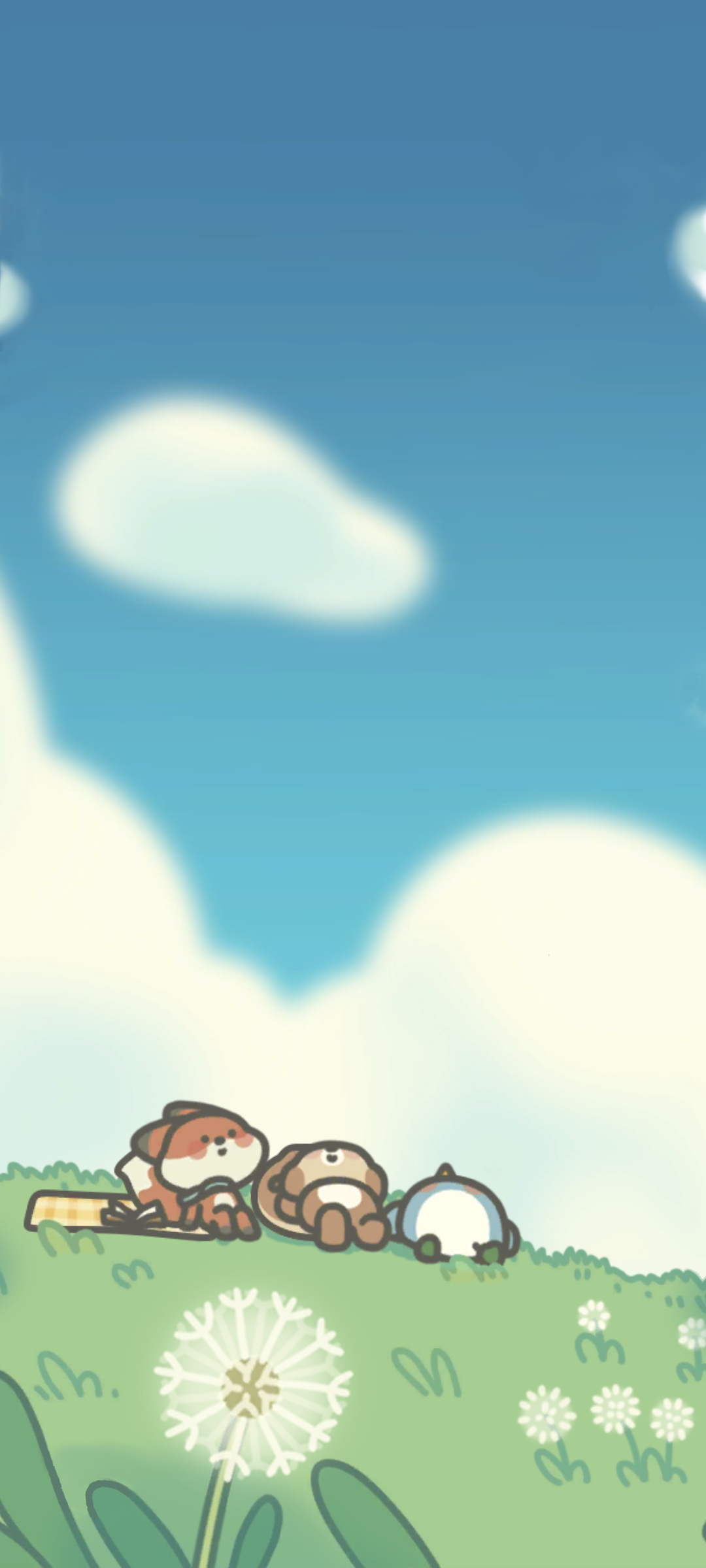 蒲公英土坡壁纸