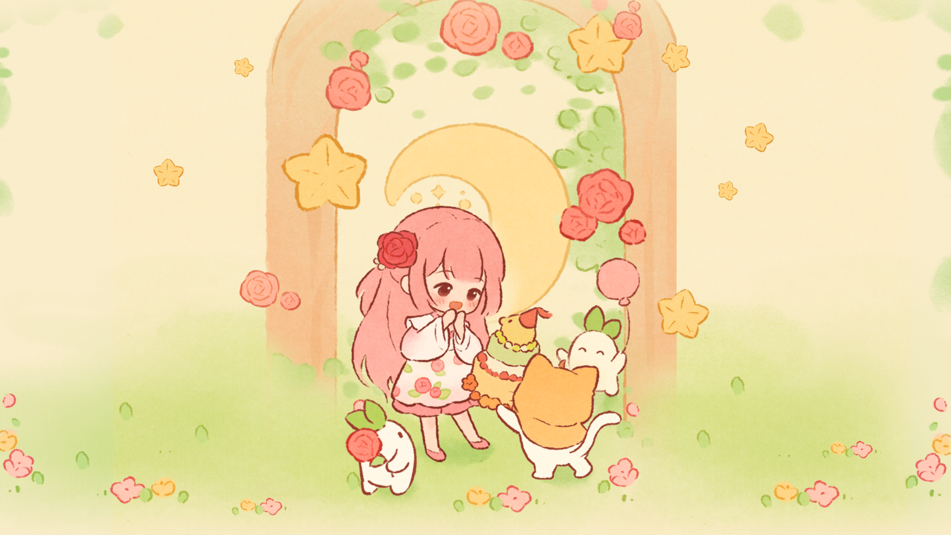 壁纸放送丨萝萝山上，初雪万象