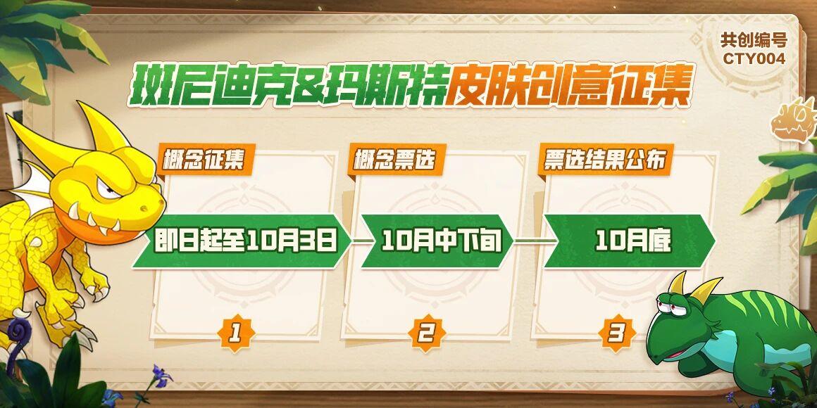 共创CTY004 | 斑尼迪克&玛斯特皮肤创意征集