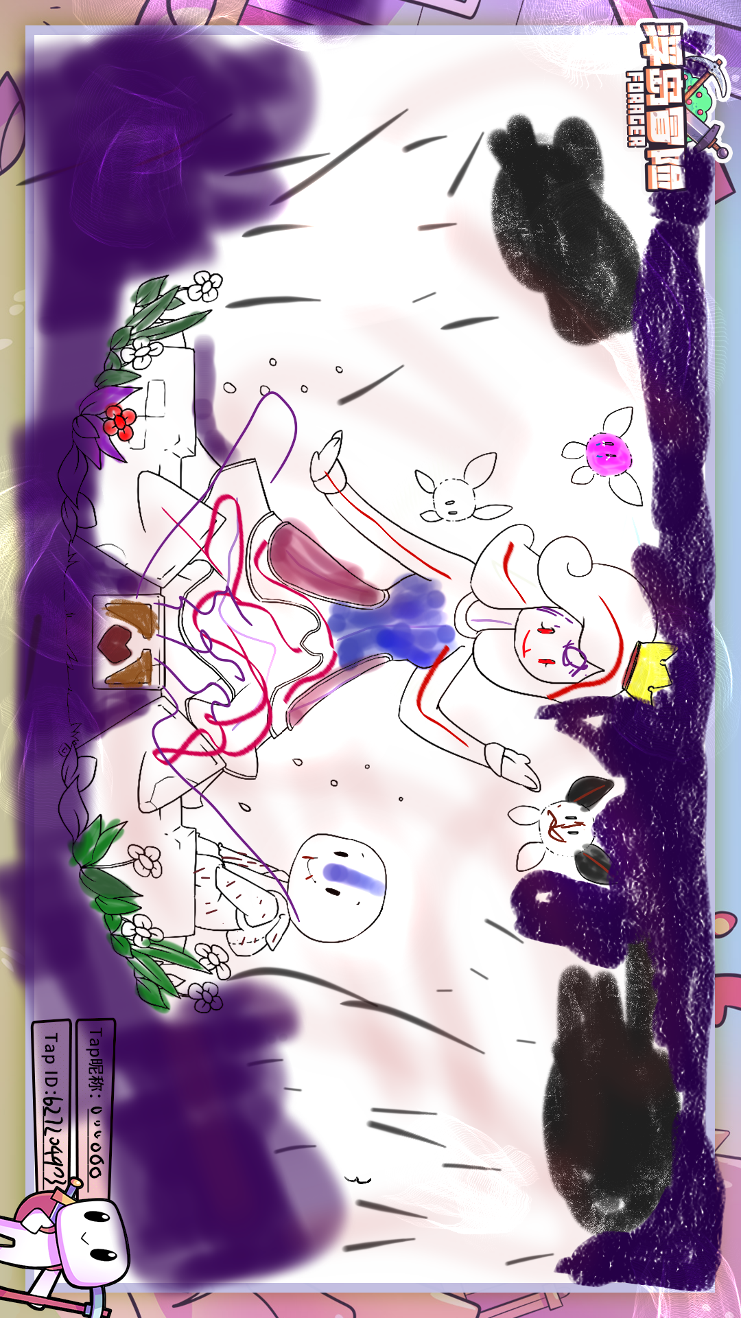 在众多精灵女王中，画了一个不一样的