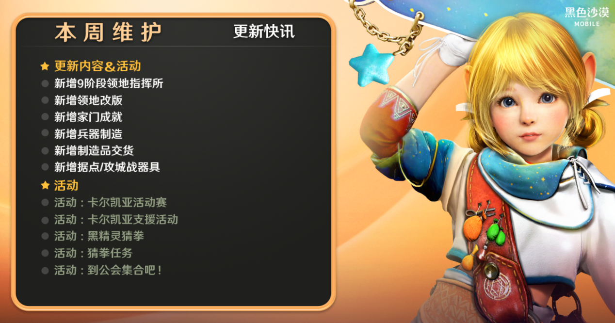 《黑色沙漠》手游3月12日停机维护公告