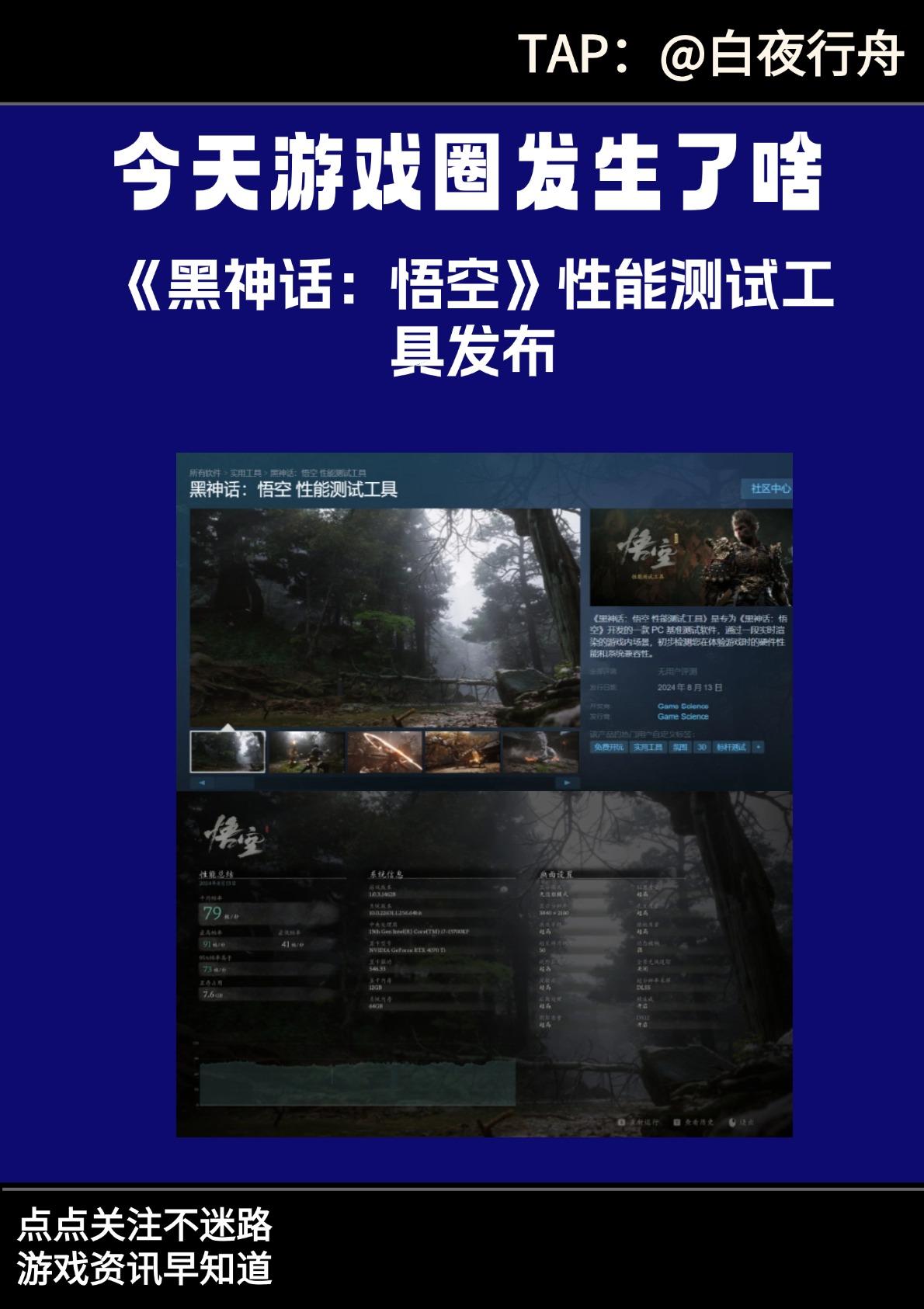 《黑神话：悟空》性能测试工具发布