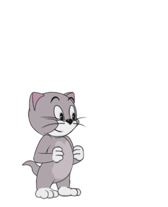 托普斯动作展示丨小奶猫托普斯来啦，智商高捕鼠强就是他！|猫和老鼠 - 第1张