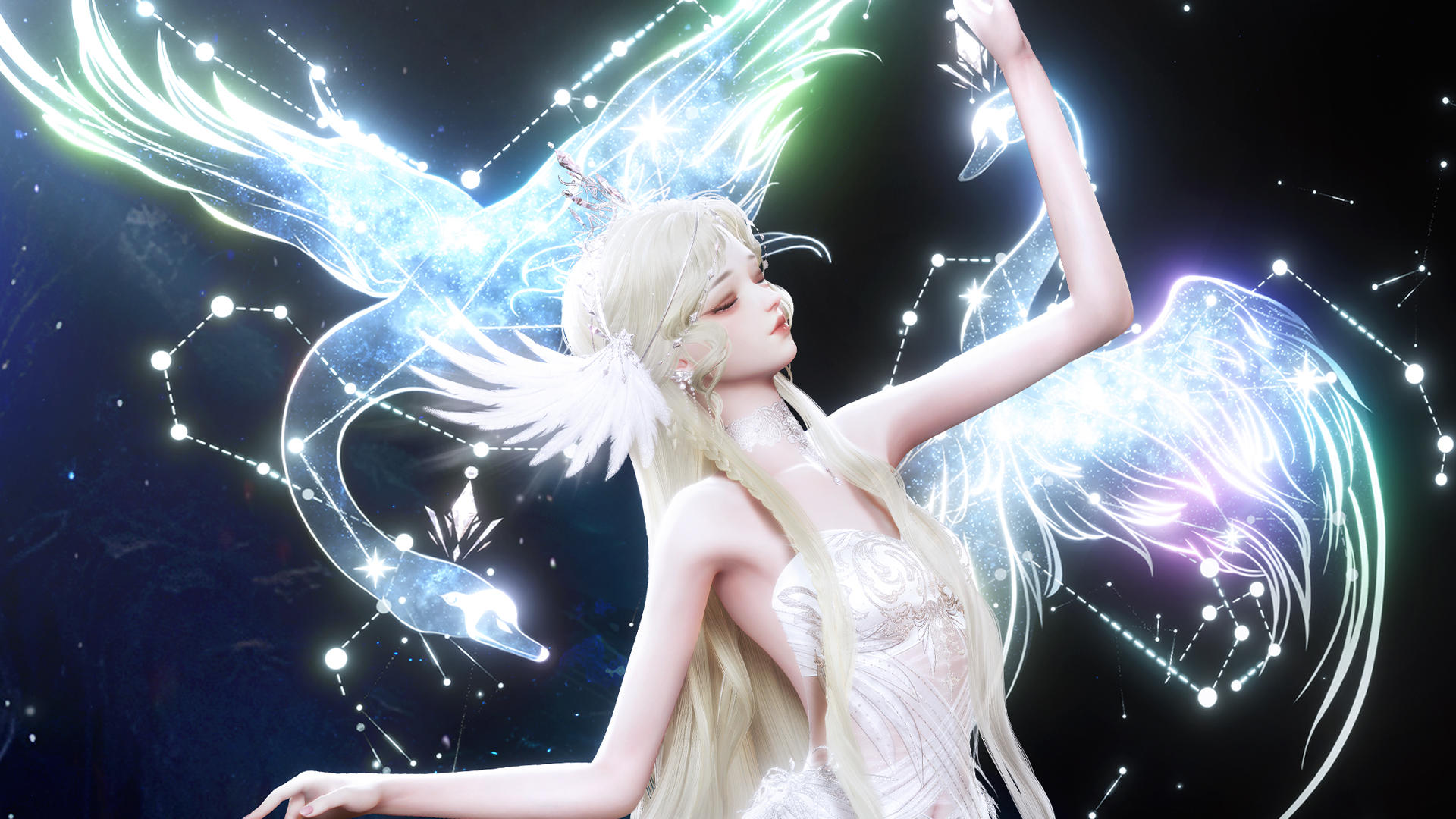 充值返利六星套装「炽羽明光」动态实录展示