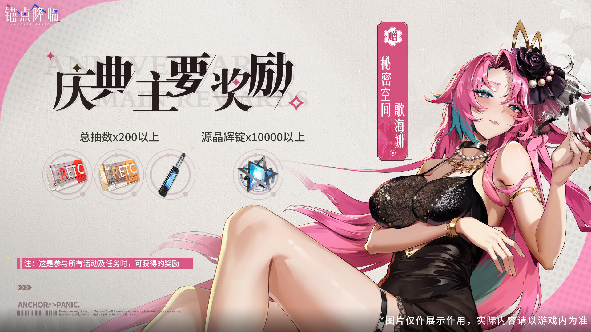 「周年庆活动情报」庆典主要奖励