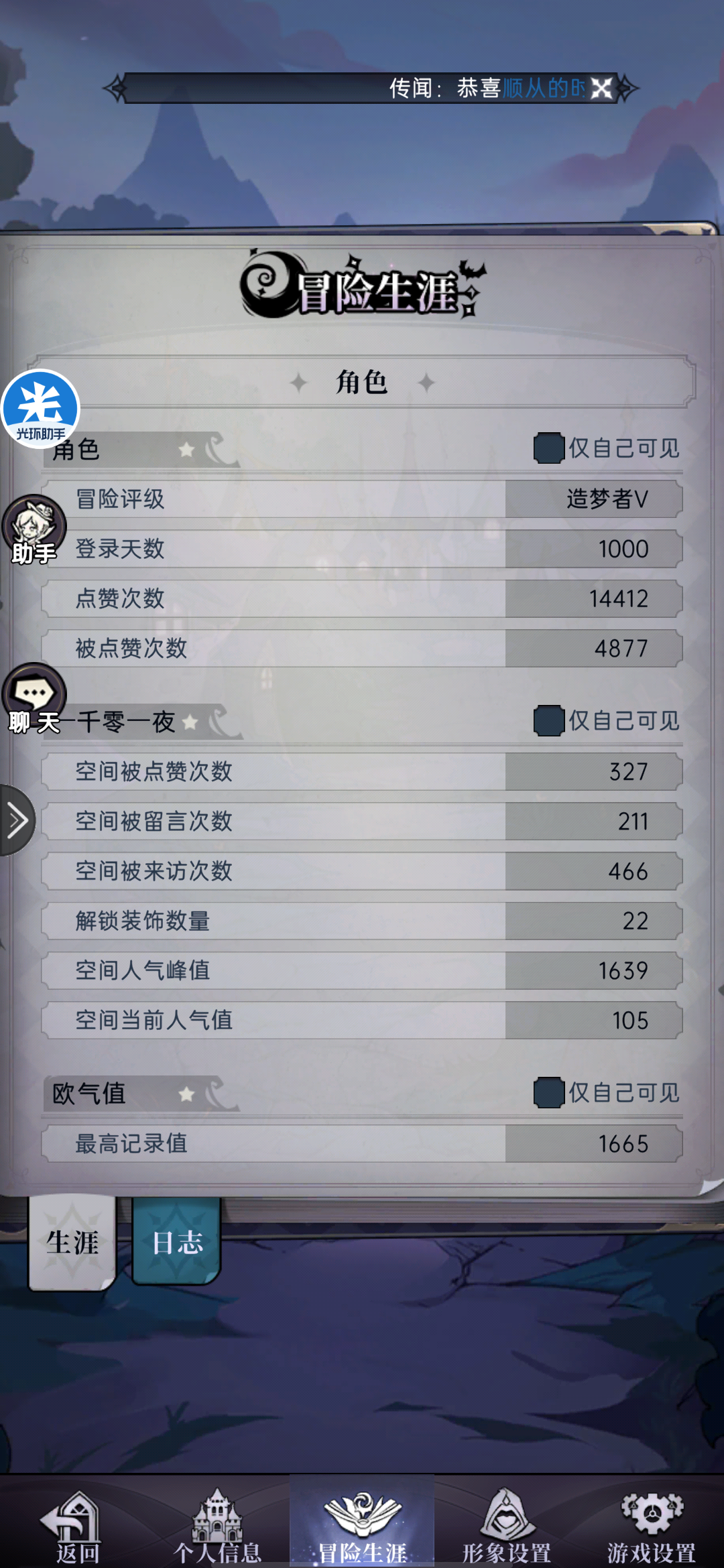 一千天了家人们。