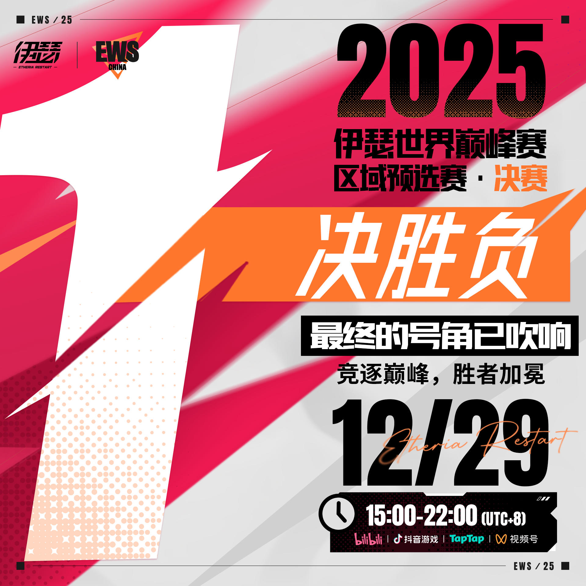 EWS2025 区域预选赛决赛倒计时——1天