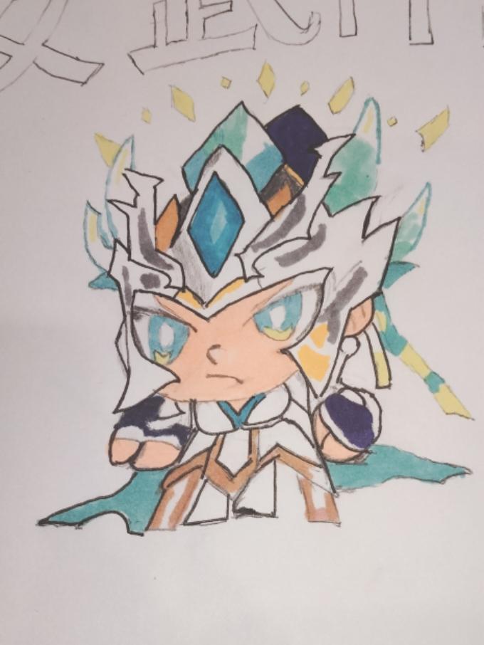 S2新赛季新皮肤女武神天穹序曲二创手绘